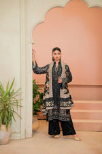 Zafraan full look with dupatta